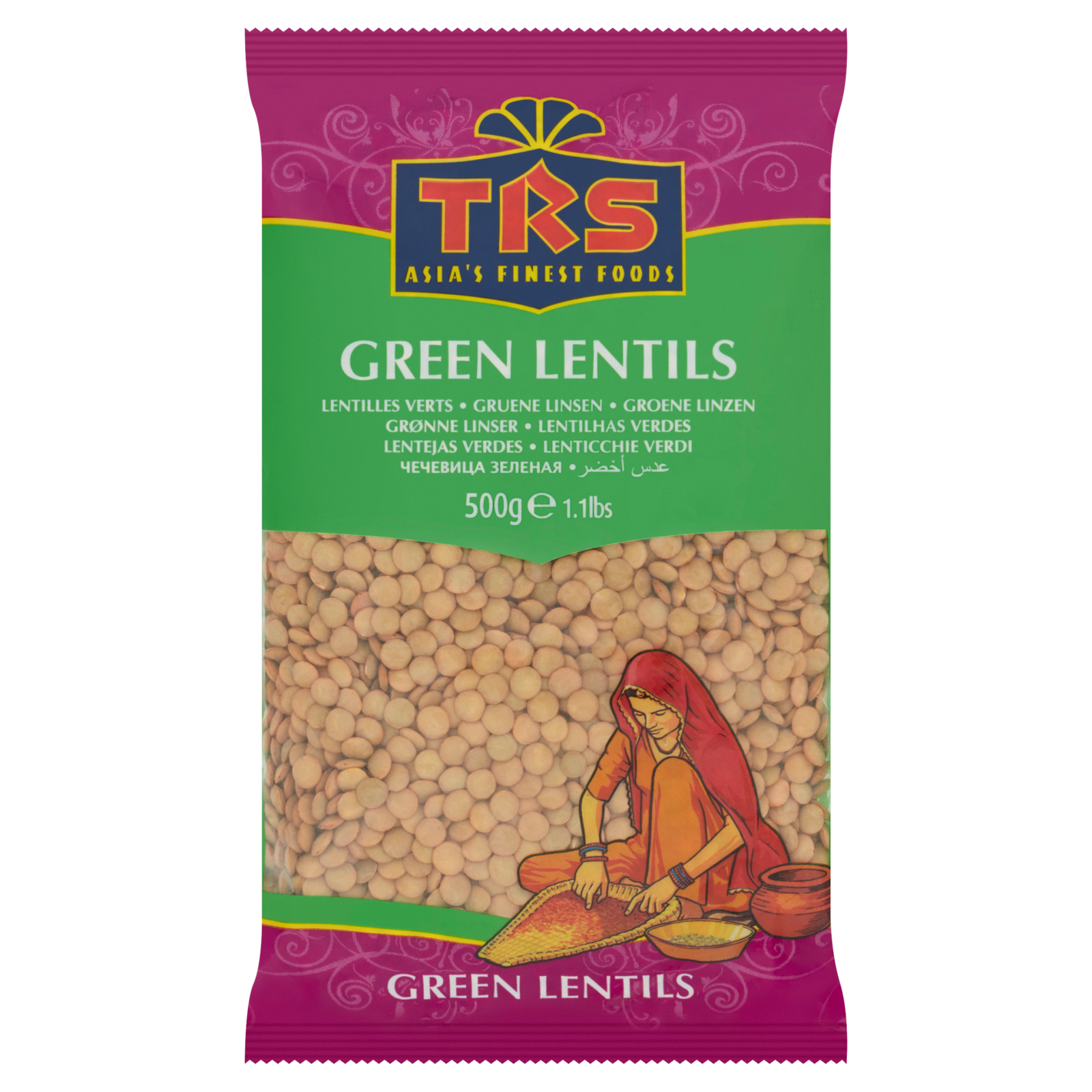 Green Lentils Trs (2Kgx6) - Image 1